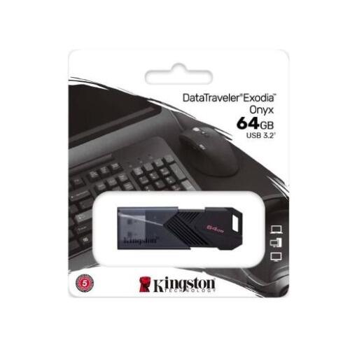 Pendrive Kingston 64GB DataTraveler Exodia Onyx USB 3.2 Gen 1