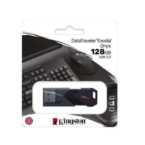 Pendrive Kingston 128GB DataTraveler Exodia Onyx USB 3.2 Gen 1