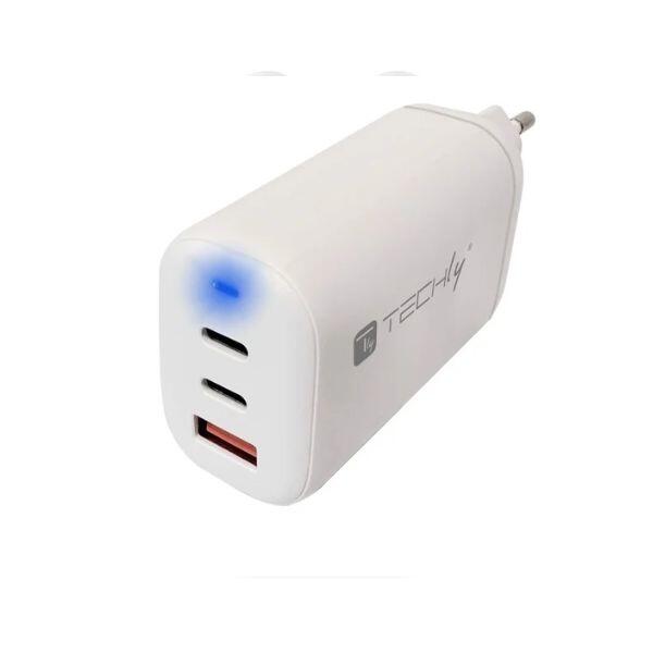 Caricatore Alimentatore 2 porte USB-C™ e 1 USB-A da Muro 65W