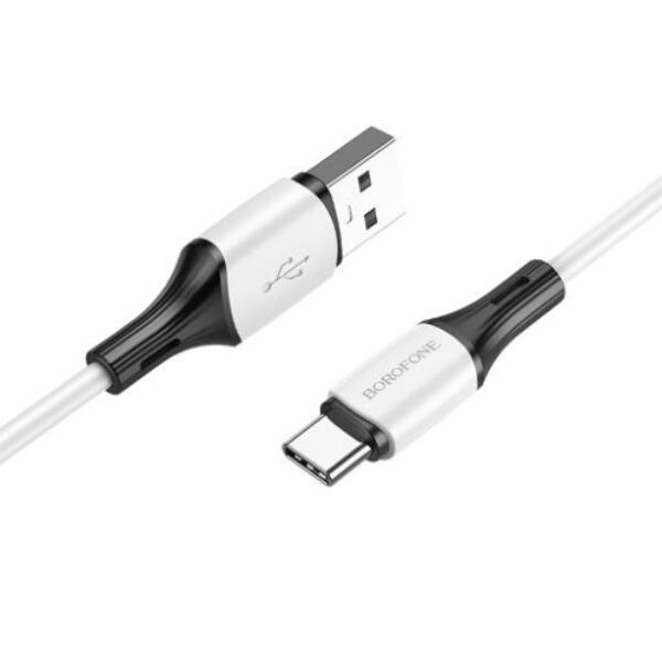 Cavo dati/ricarica BX79 bianco 1m USB-A to Type-C