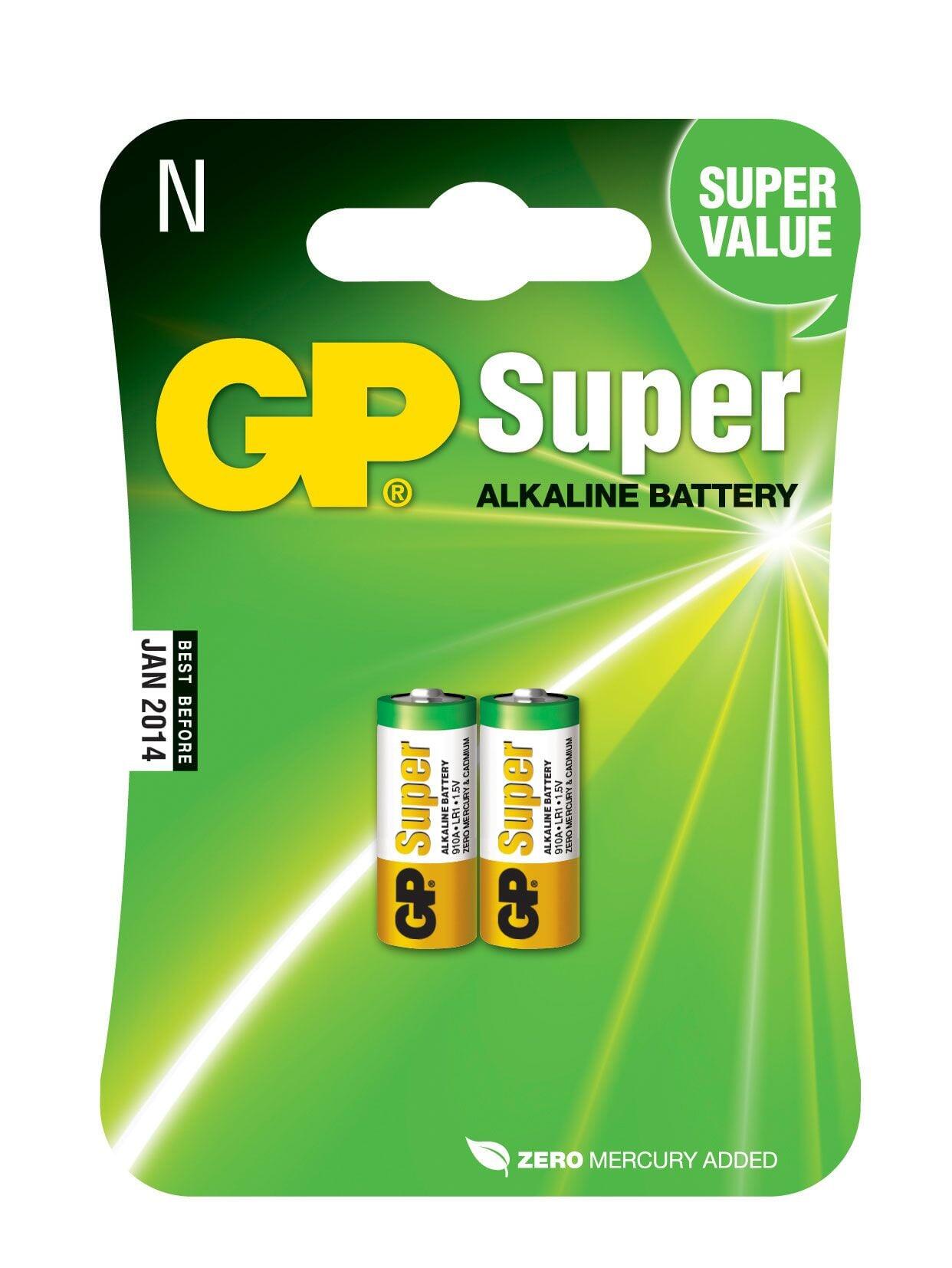 Blister 2 Batterie N/LR1/Lady GP Super