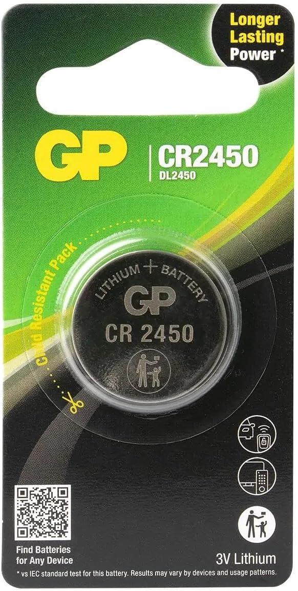 Blister 1 Batteria Litio a Bottone CR2450