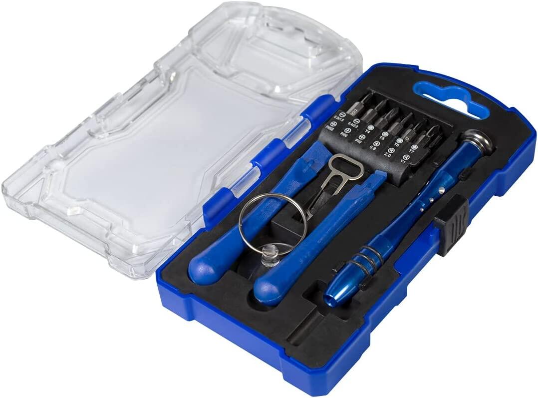 Cacciavite con punte e accessori collegabili, 17 pezzi