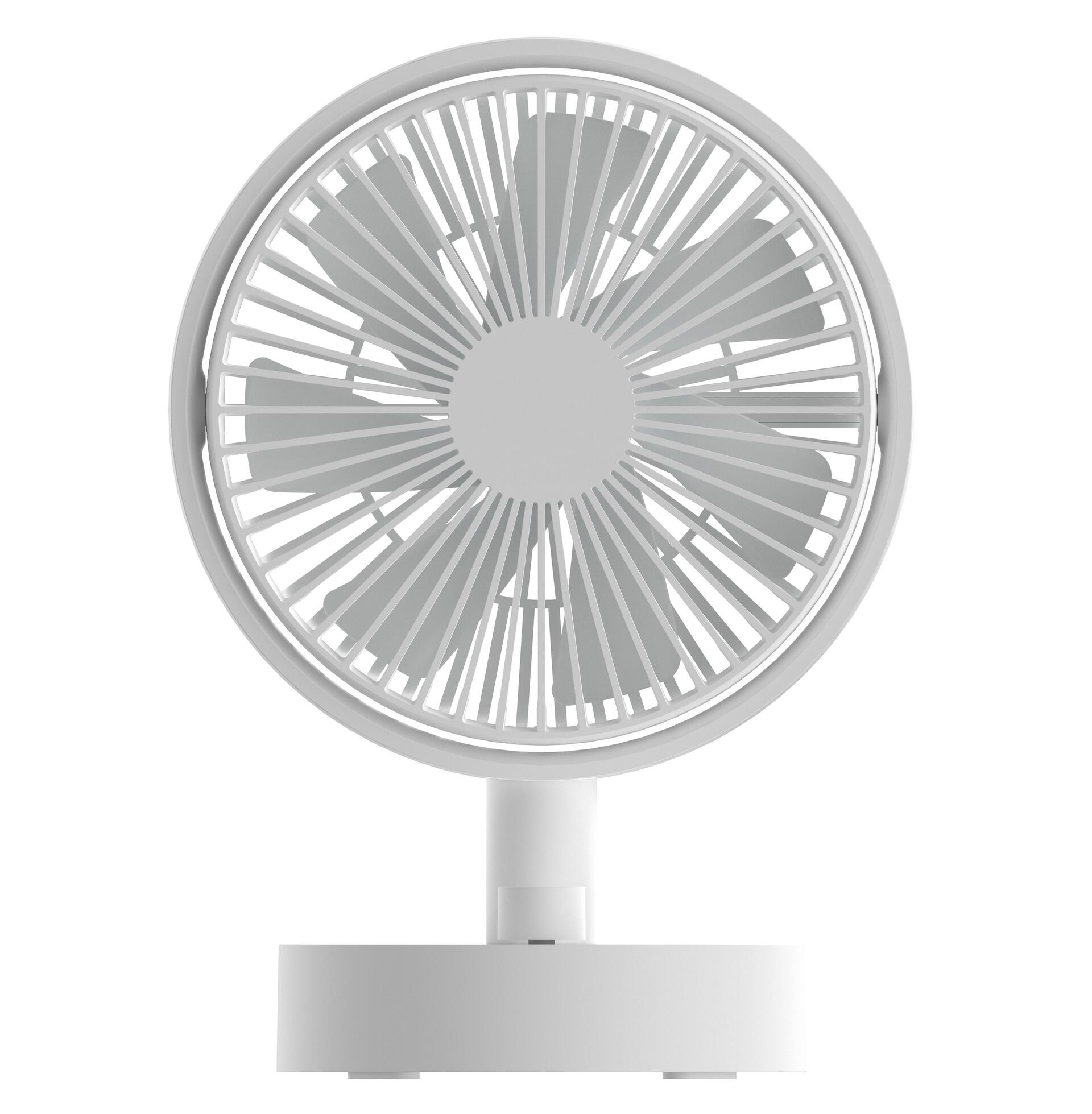 Mini Ventilatore Rotante da Tavolo a 10 Velocità Ricarica USB-C™