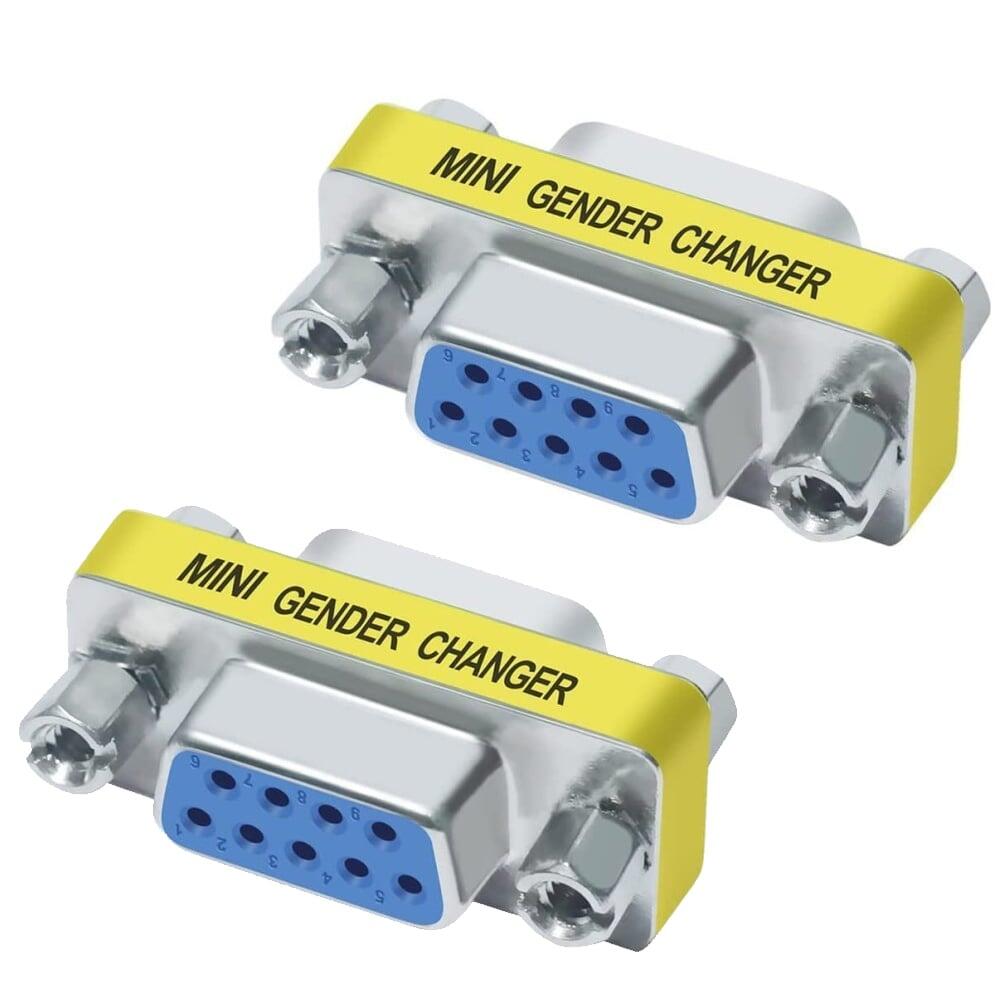 Mini Gender Changer Standard DB 9 poli F/F