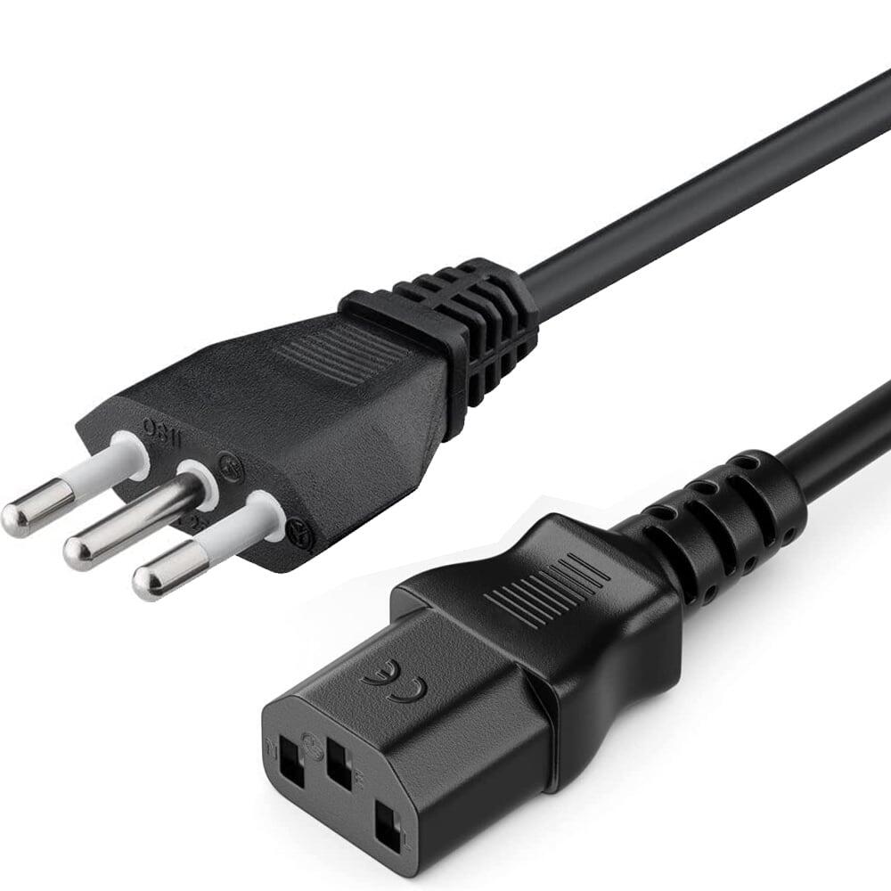 Cavo Alimentazione C13 F a Italiana 1,8m Nero