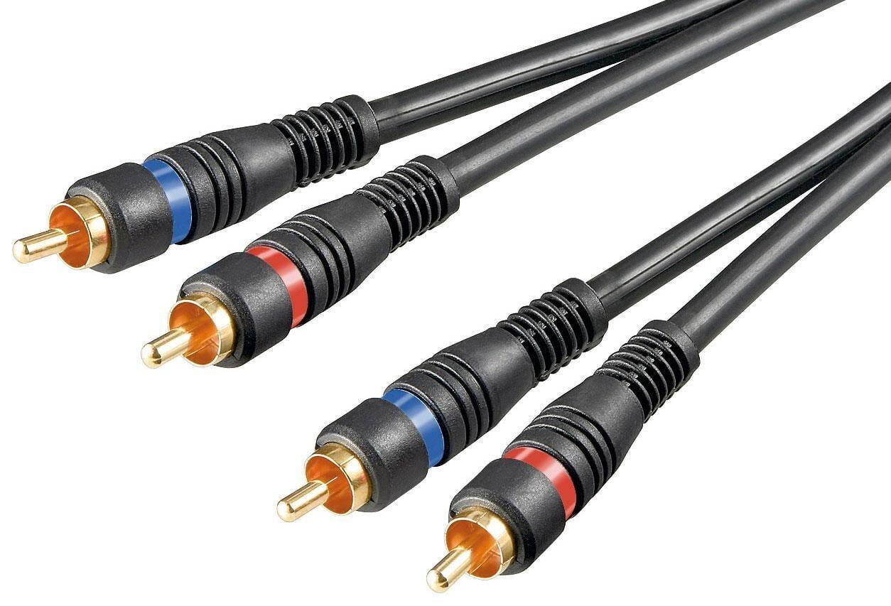 Cavo Audio 2RCA M/M 5 mt Alta qualità
