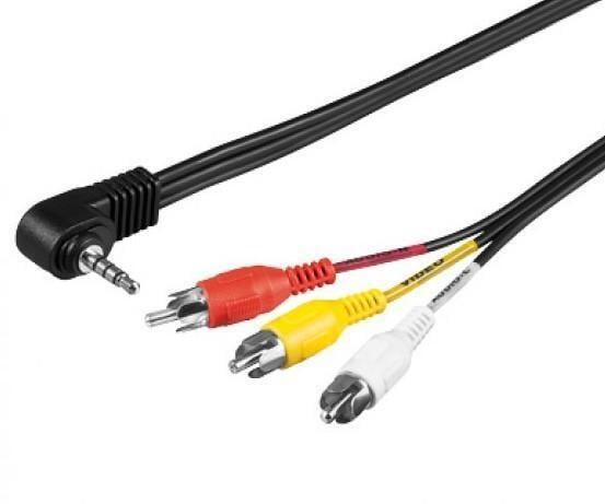 Cavo audio Video Videocamera - 3RCA a 1 Jack 3.5 mm 1,5 Mt