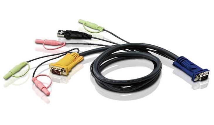 Cavo per KVM HD15 a USB con Audio 3 metri, 2L-5303U