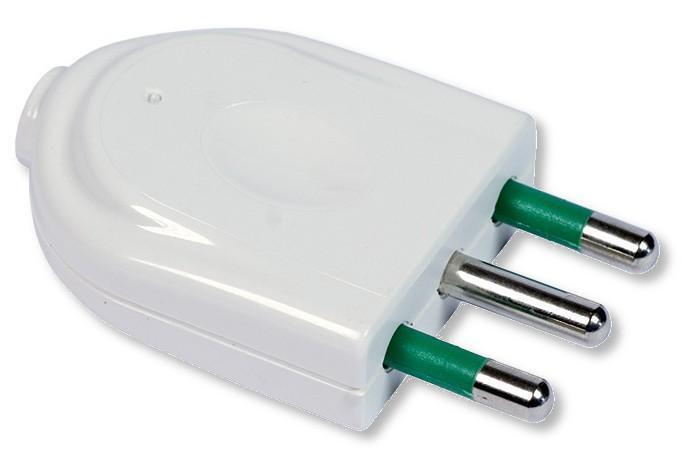 Spina 2P+T 16A Bianco