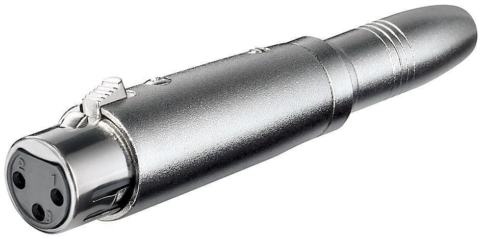 Adattatore XLR Cannon Femmina ad Audio 6,35mm Femmina Mono