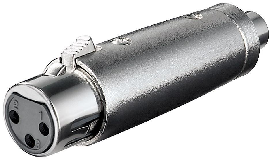 Adattatore XLR Cannon Femmina a RCA Femmina