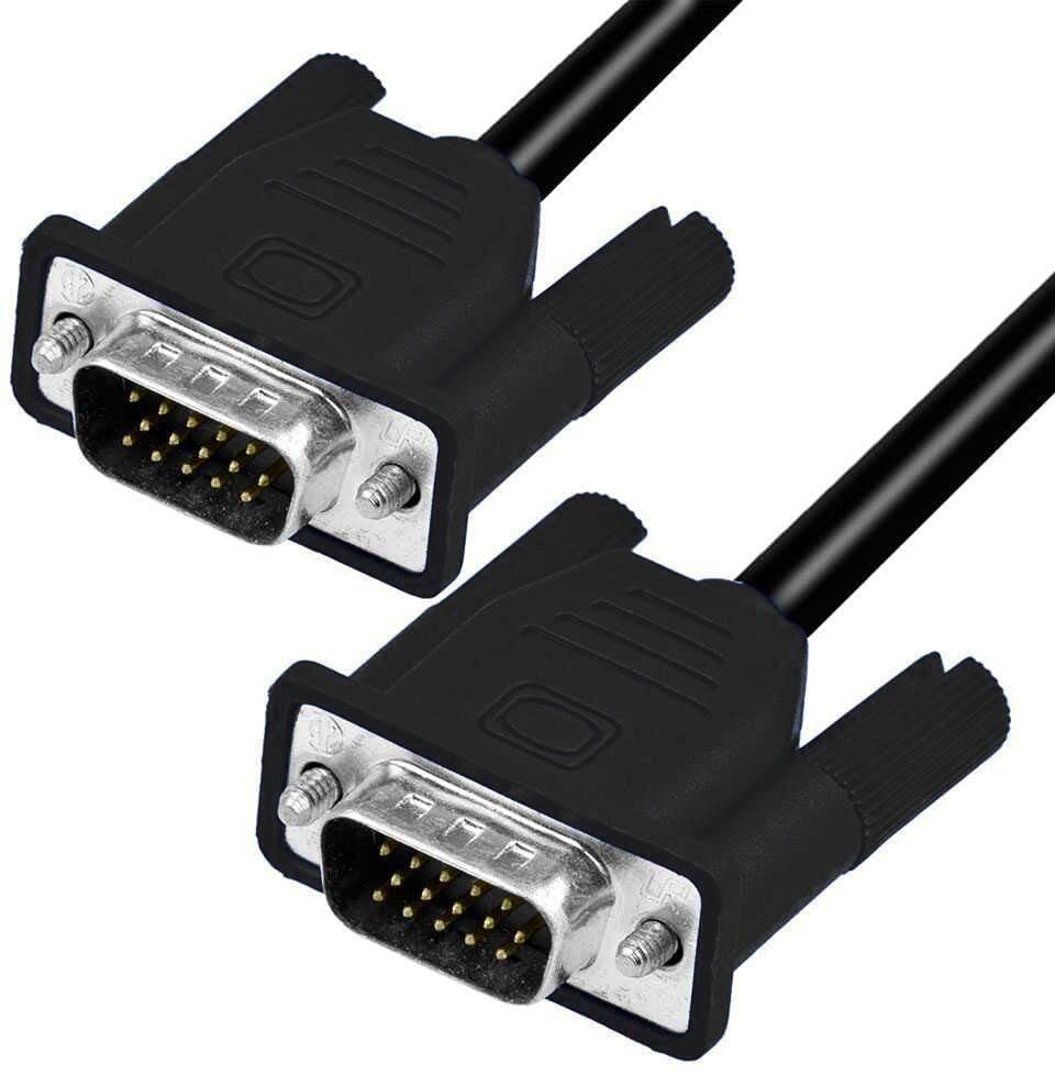 Cavo monitor SVGA standard M/M 1,8 mt NERO