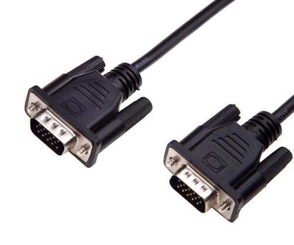 Cavo monitor SVGA standard M/M 4,5 mt NERO