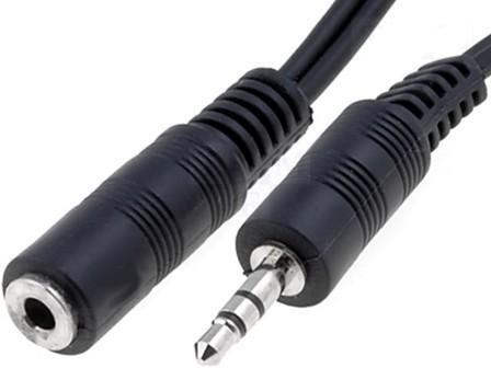 Prolunga audio Stereo Jack 3.5 mm M/F 3,0 mt.