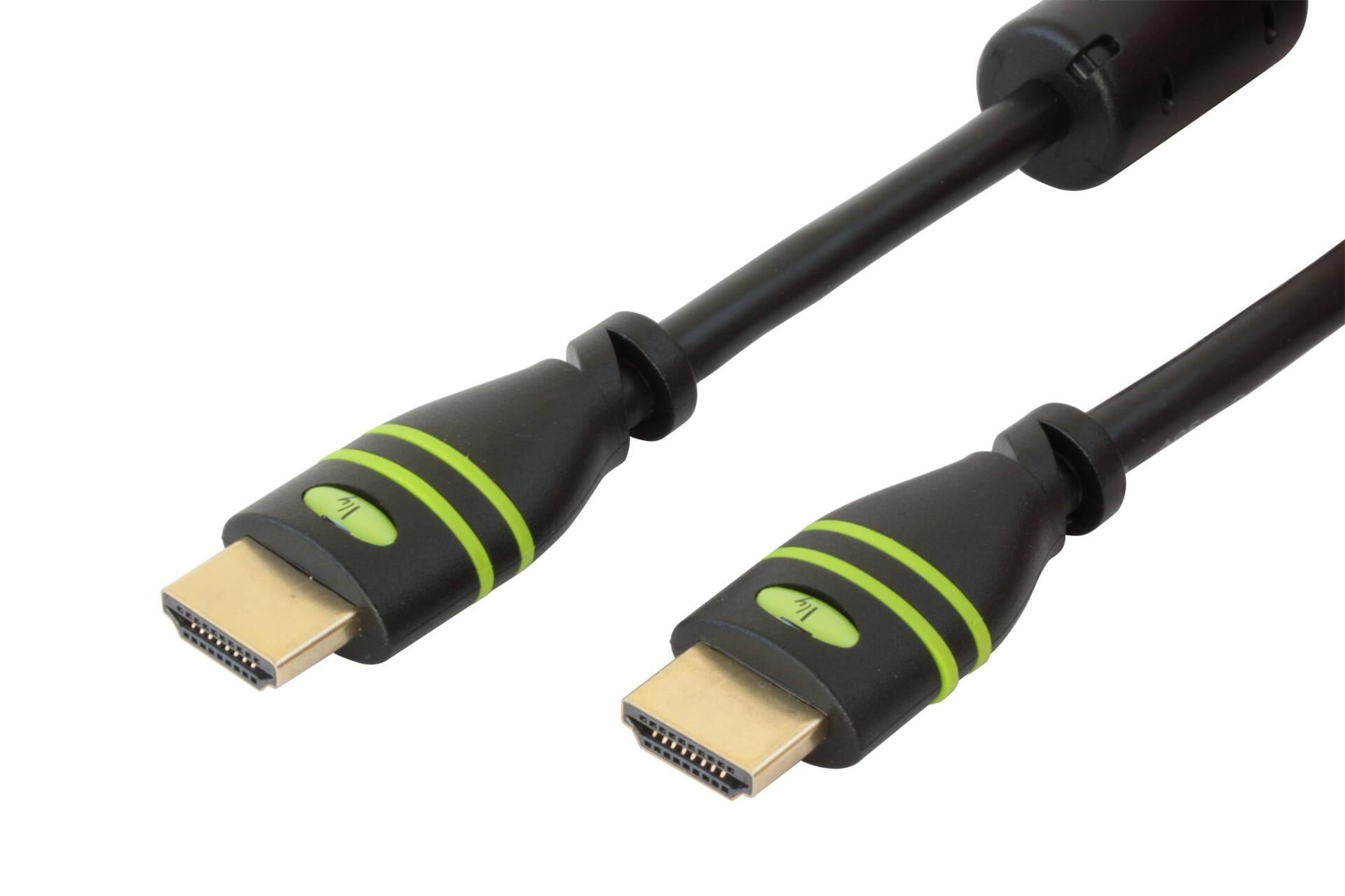 Cavo HDMI™ High Speed con Ethernet A/A M/M con Ferrite 2m