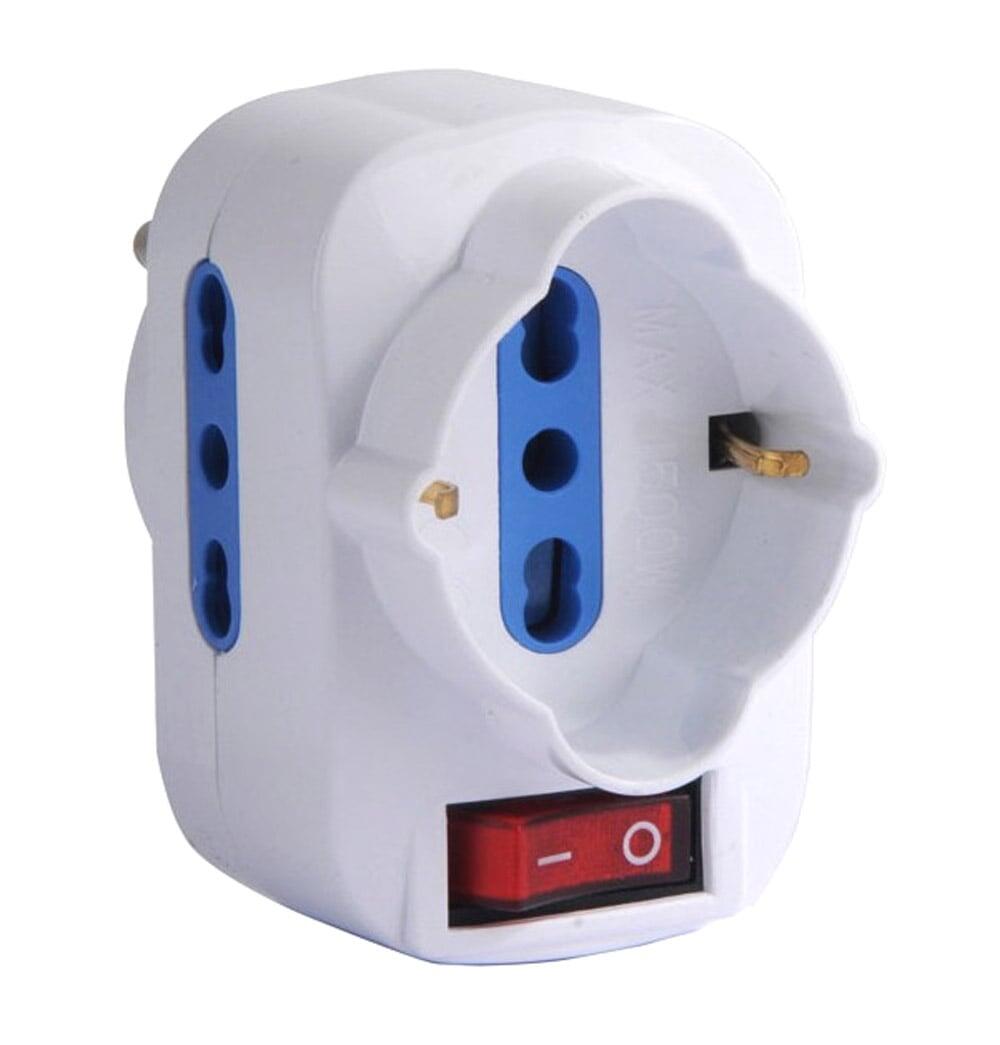 Adattatore con Spina 16A Rotante