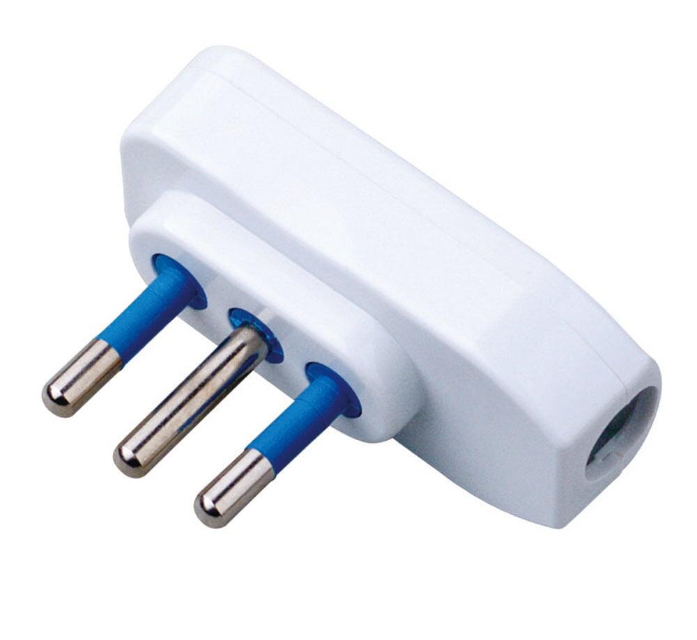 Spina ribassata 2P+T 10A Bianco