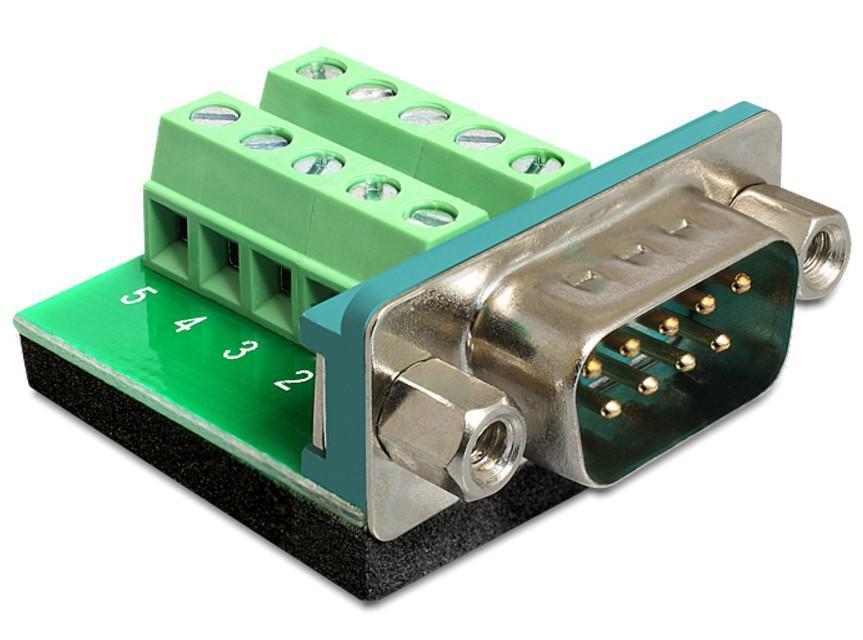Adattatore DB9 pin Maschio Terminal Block 10 pin