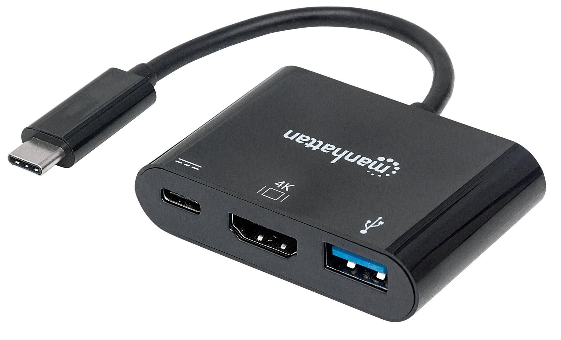 Convertitore USB-C™ a HDMI, USB-A, USB PD