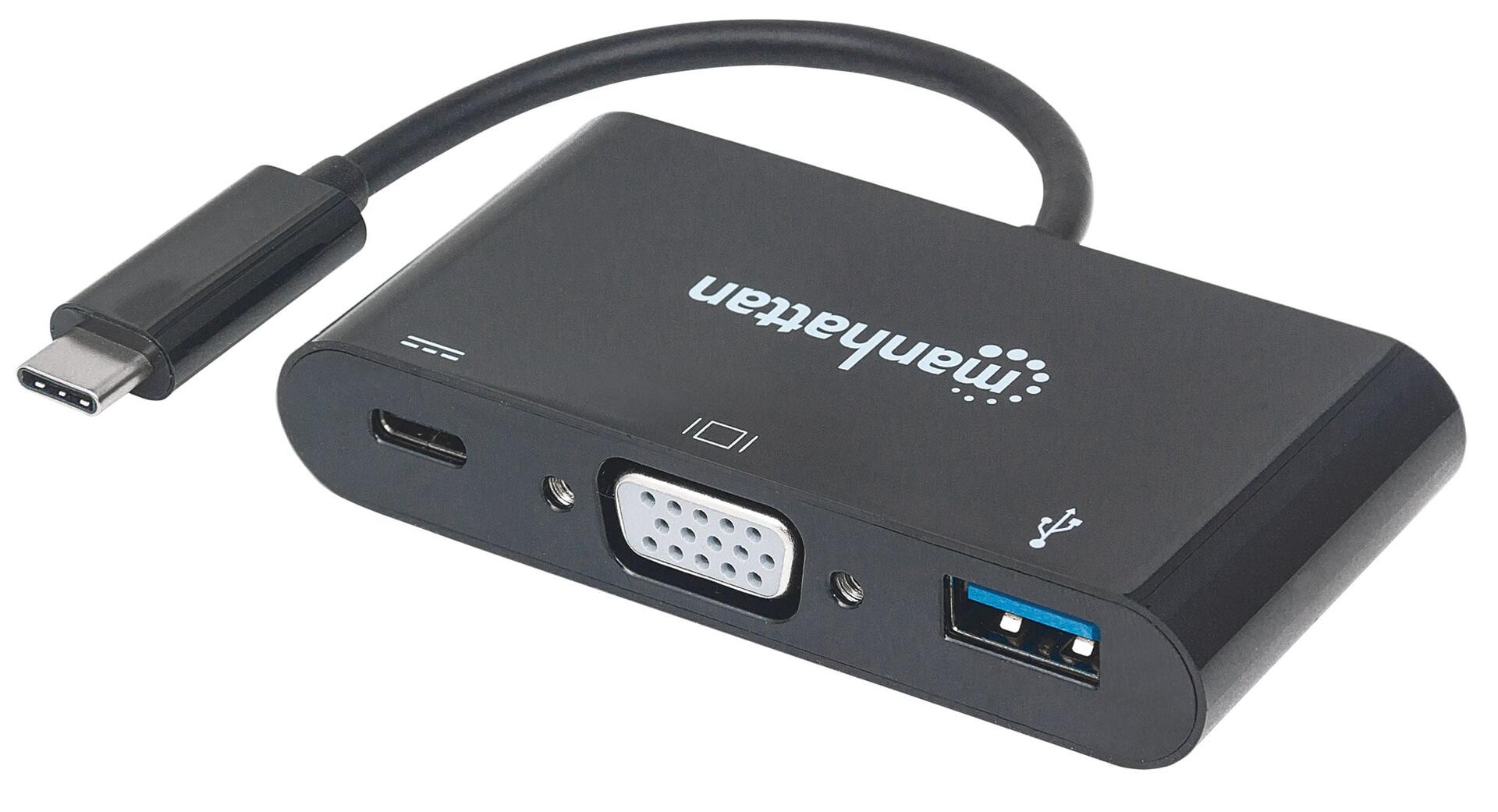Adattatore Convertitore USB-C™ a VGA, USB-A, USB PD