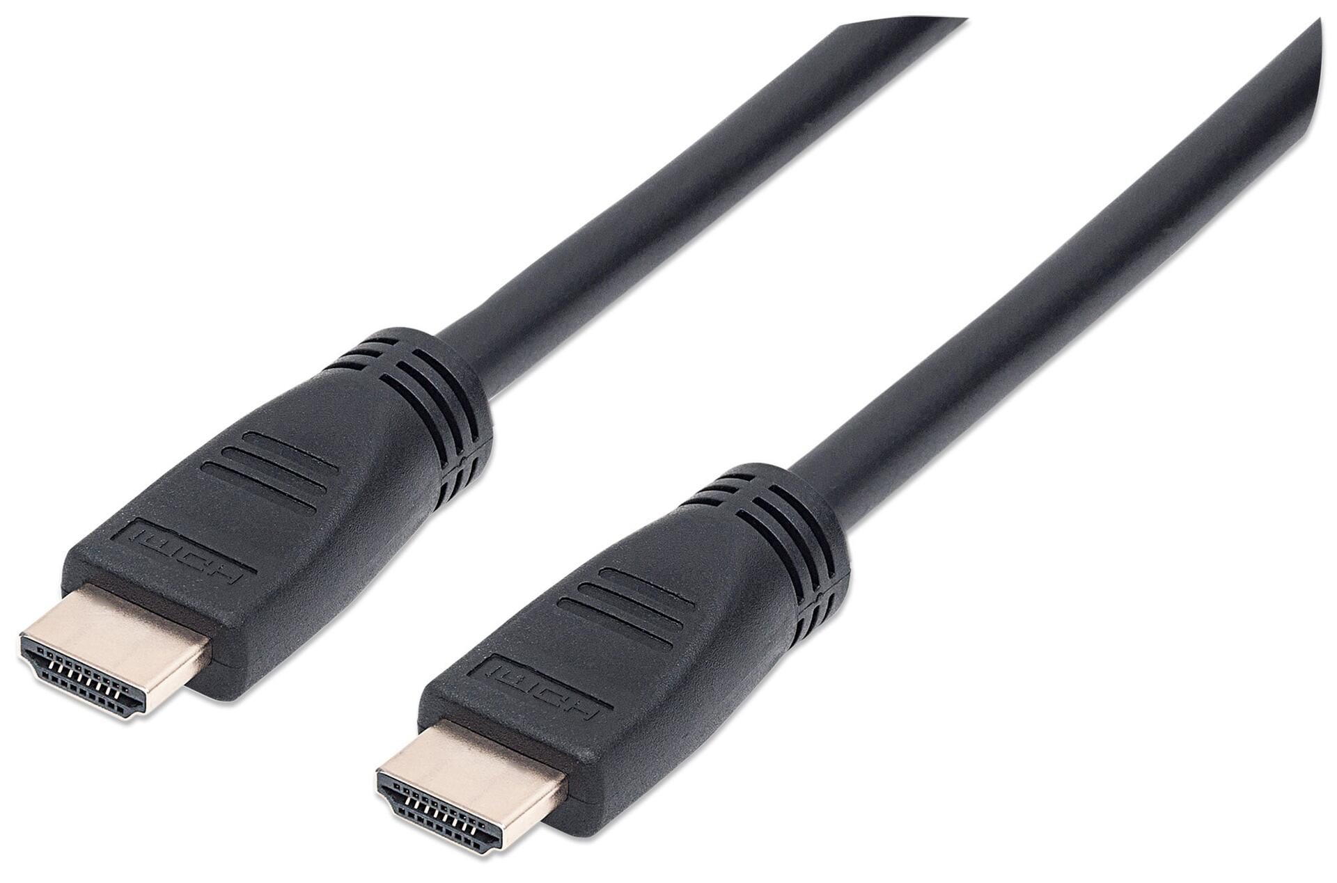 Cavo HDMI CL3 High Speed con Ethernet A/A M/M 8m Nero
