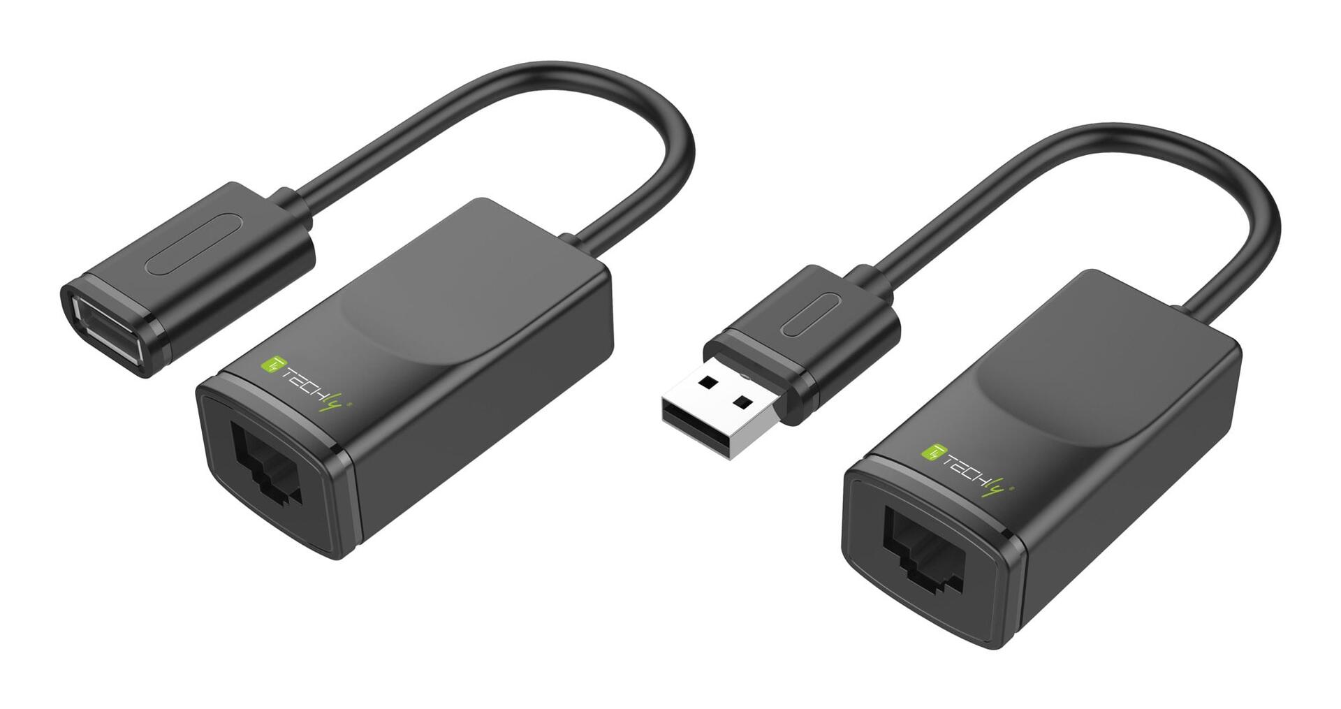 Extender USB su Cavo Cat.5E/6 60m