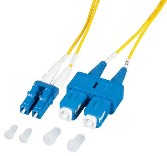 Cavo Fibra Ottica Monomodale OS2 SC/LC 9/125 1 m