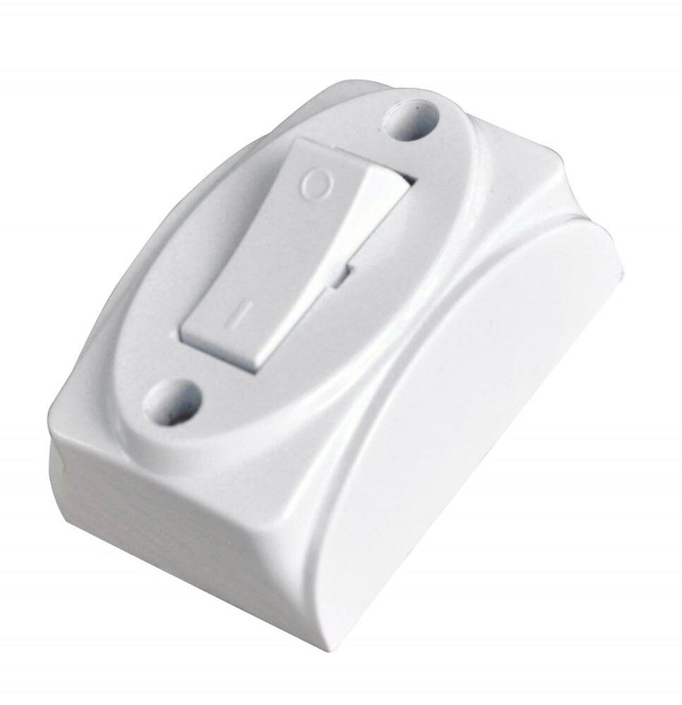 Interruttore di Corrente 2A 250V da Muro Bianco