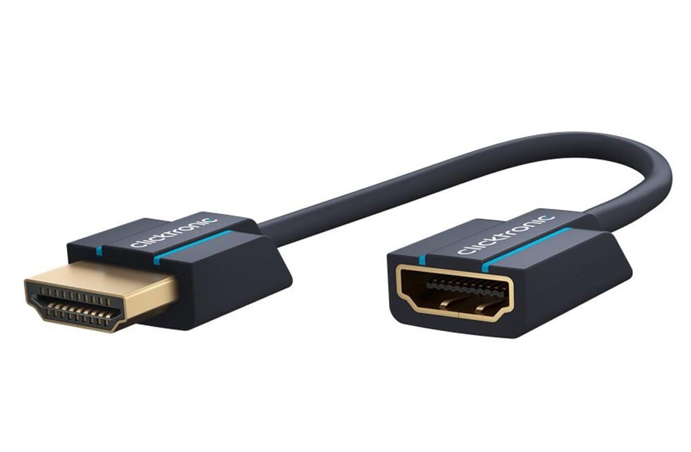 Cavo Adattatore Flessibile HDMI M/F 0,1m Alta Qualità