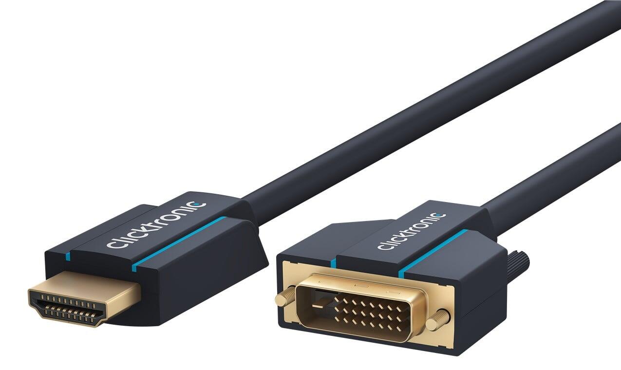 Cavo Video HDMI DVI-D M/M 2 m Alta Qualità