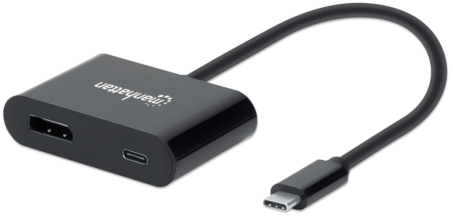 Adattatore Convertitore USB-C™ M a DisplayPort F con Power Delivery