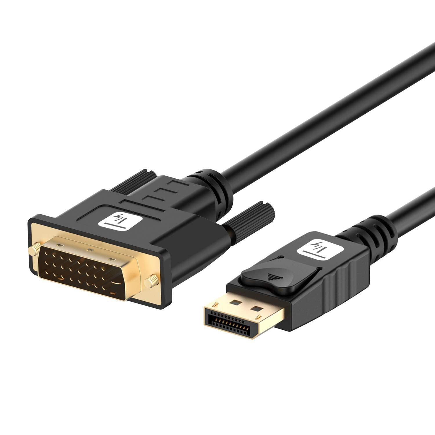 Cavo Monitor DisplayPort Maschio a DVI Maschio Passivo 3 metri Nero