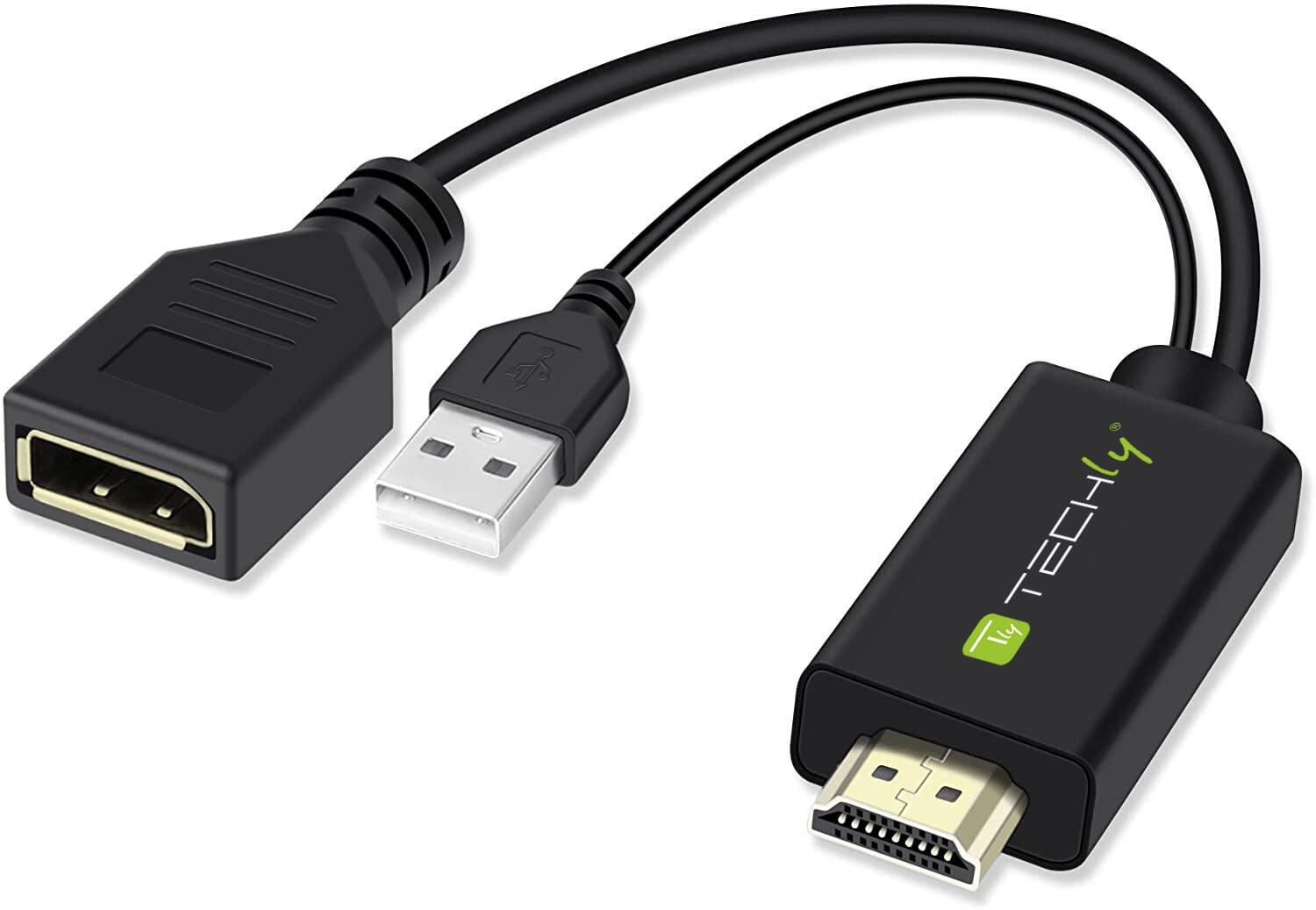 Adattatore Convertitore da HDMI™ a Displayport con USB 4K 30Hz