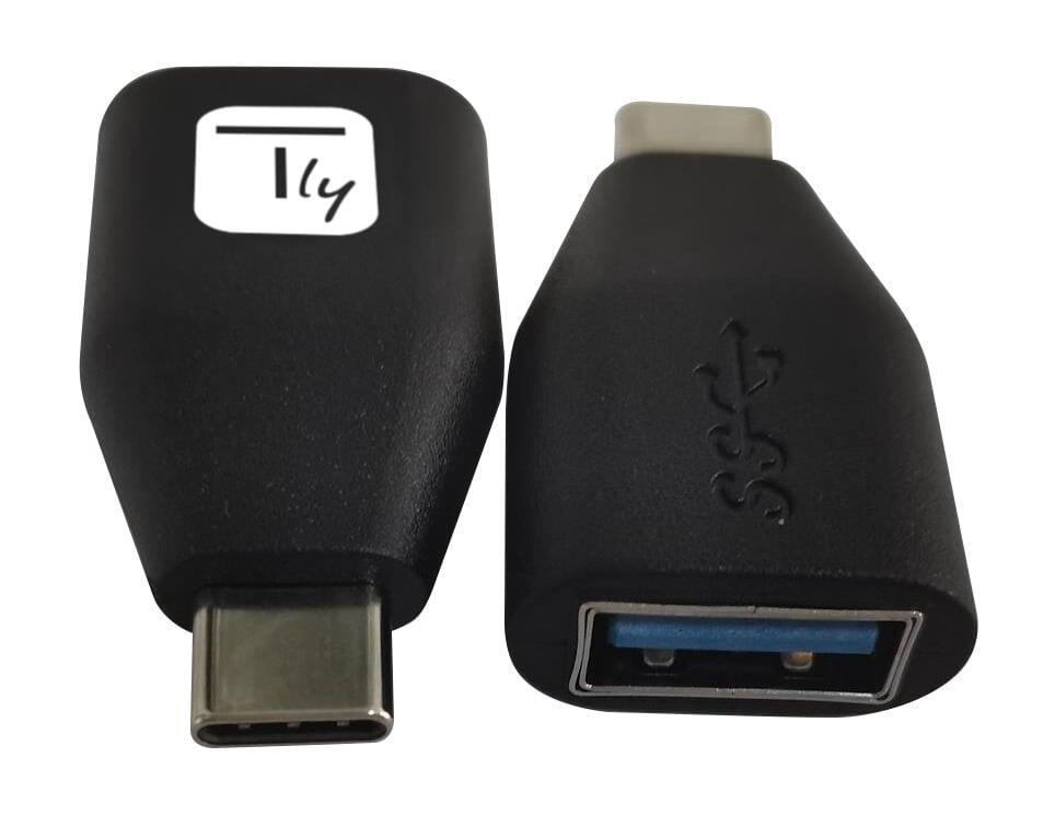 Adattatore Convertitore USB-C™ Maschio a USB-A Femmina OTG Nero