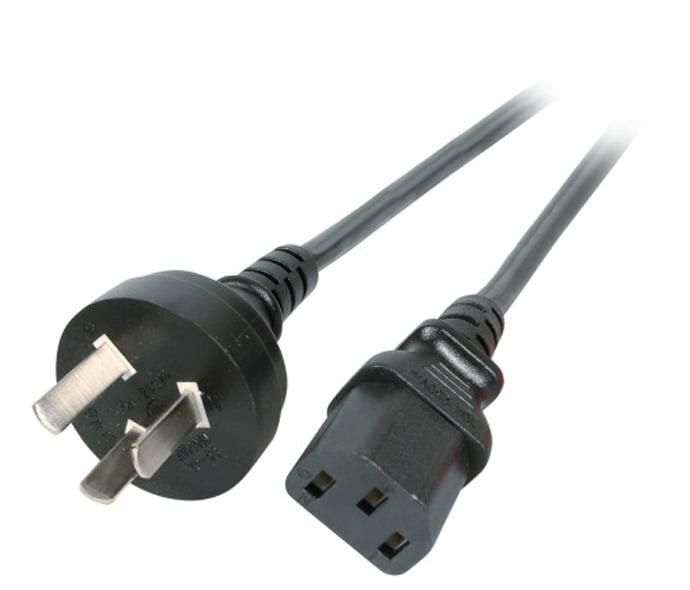 Cavo di Alimentazione C13 F a Spina Cinese 1,8m Nero