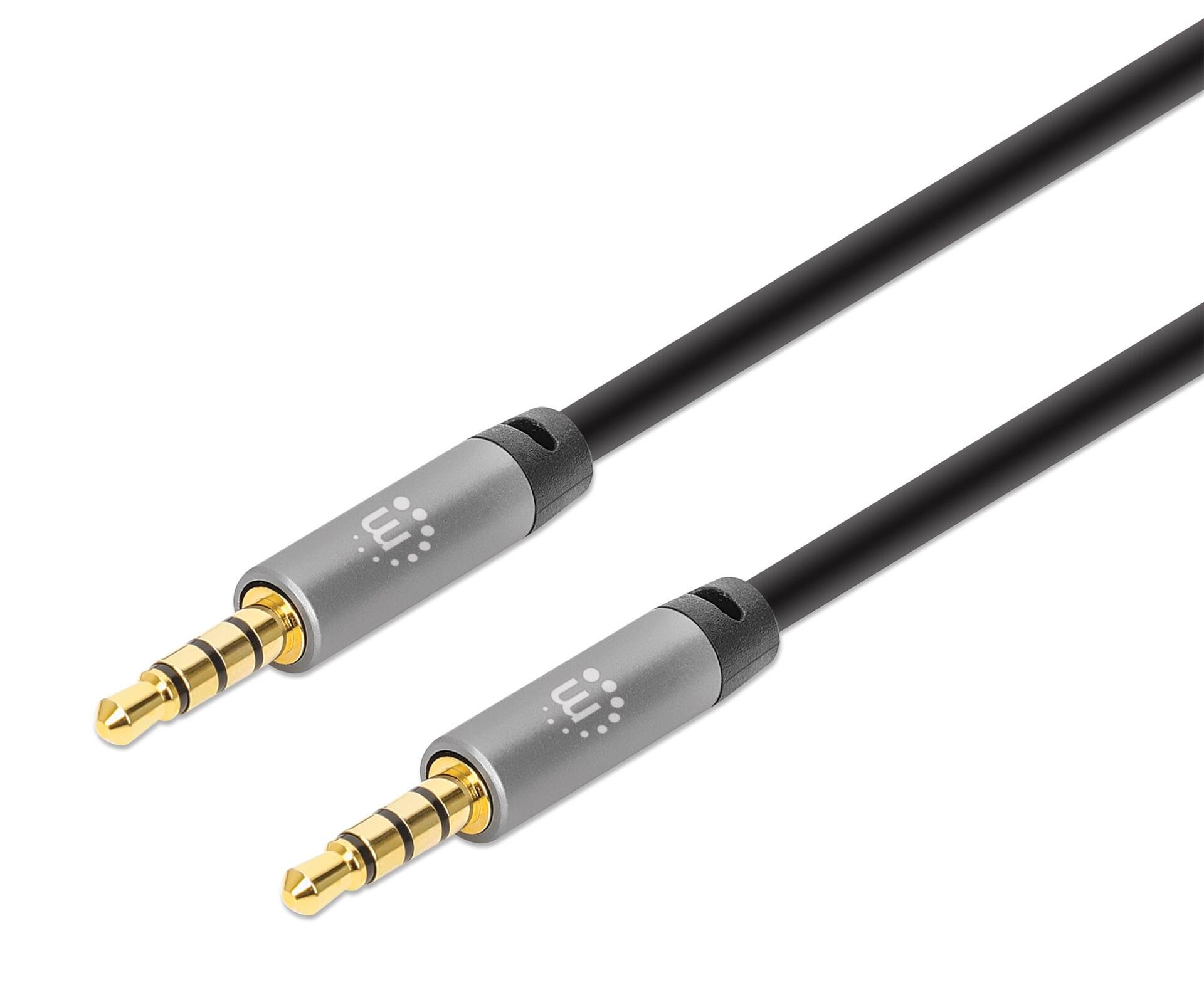 Cavo Audio Stereo AUX 3.5mm Alta Qualità M/M 1m
