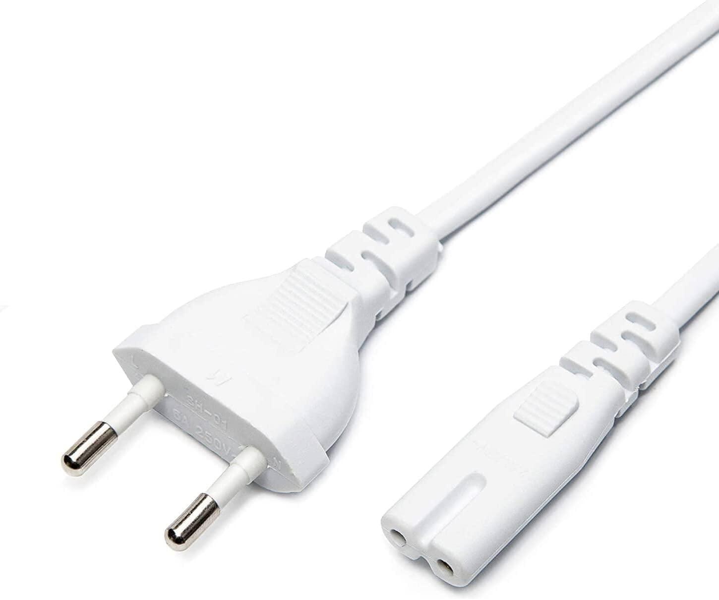 Cavo Alimentazione C7 a Italiana 3 metri Bianco