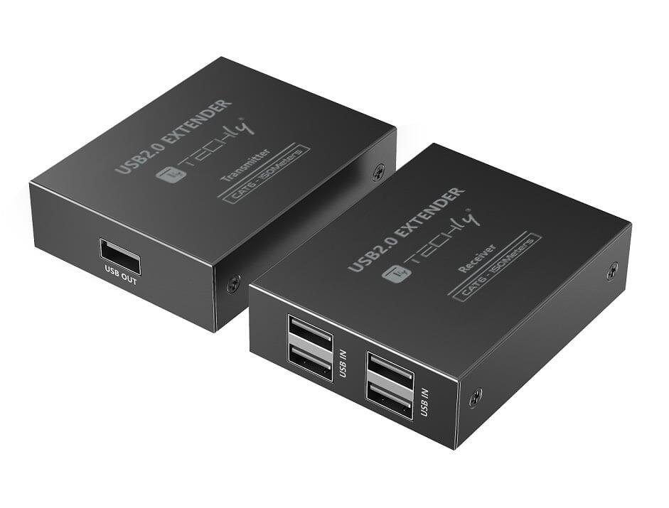 Extender USB 2.0 High-Speed 4 porte su cavo Cat.6 150m