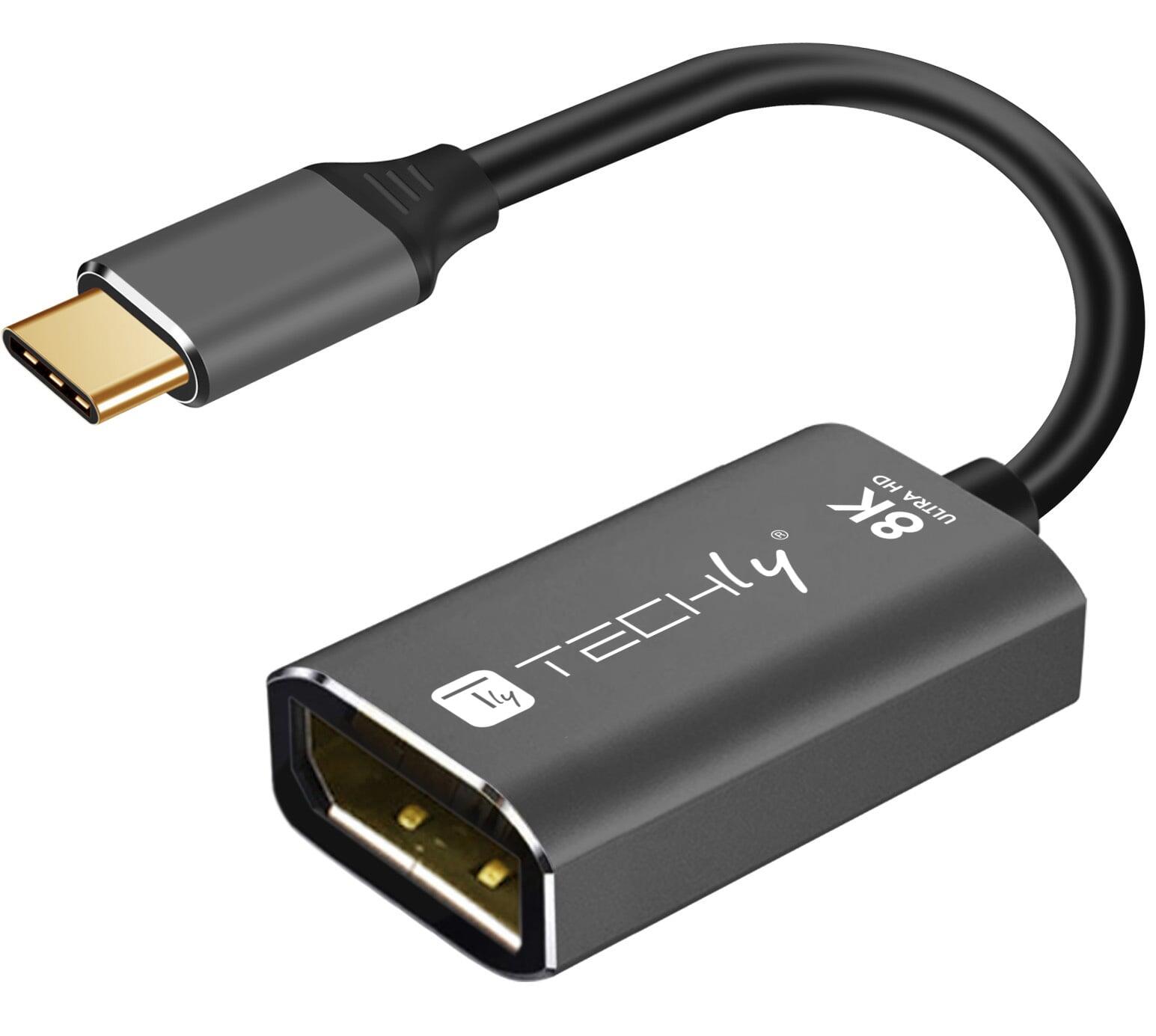 Adattatore USB-C™ 3.2 a Displayport 1.4 8K@60Hz 15 cm