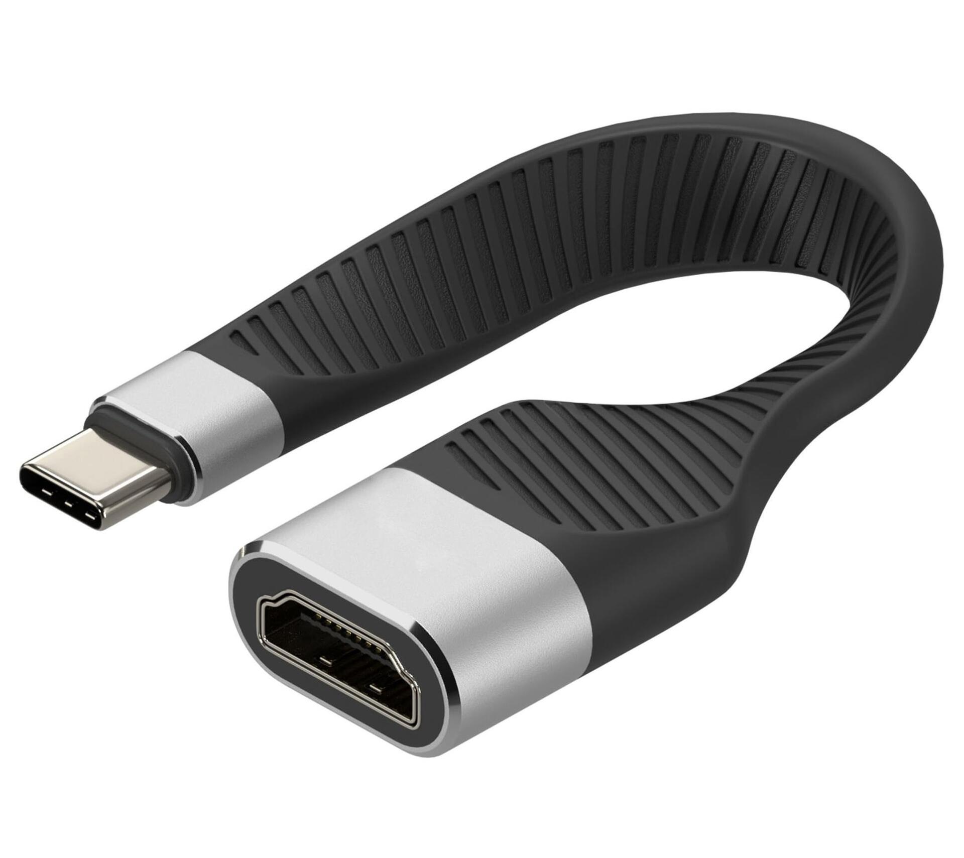 Cavo Corto Piatto USB-C™ Maschio a HDMI Femmina FPC 13,6 cm