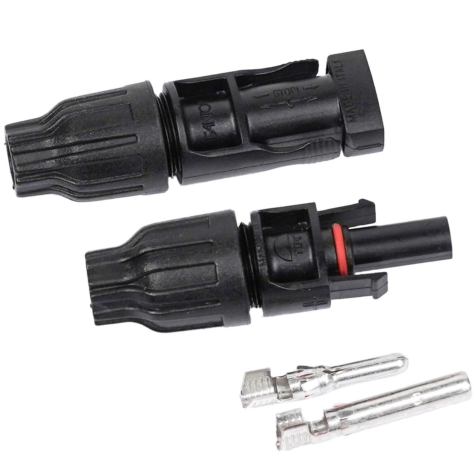 Coppia Connettori Fotovoltaici Maschio Femmina FMC4 Sezione 10 mm²