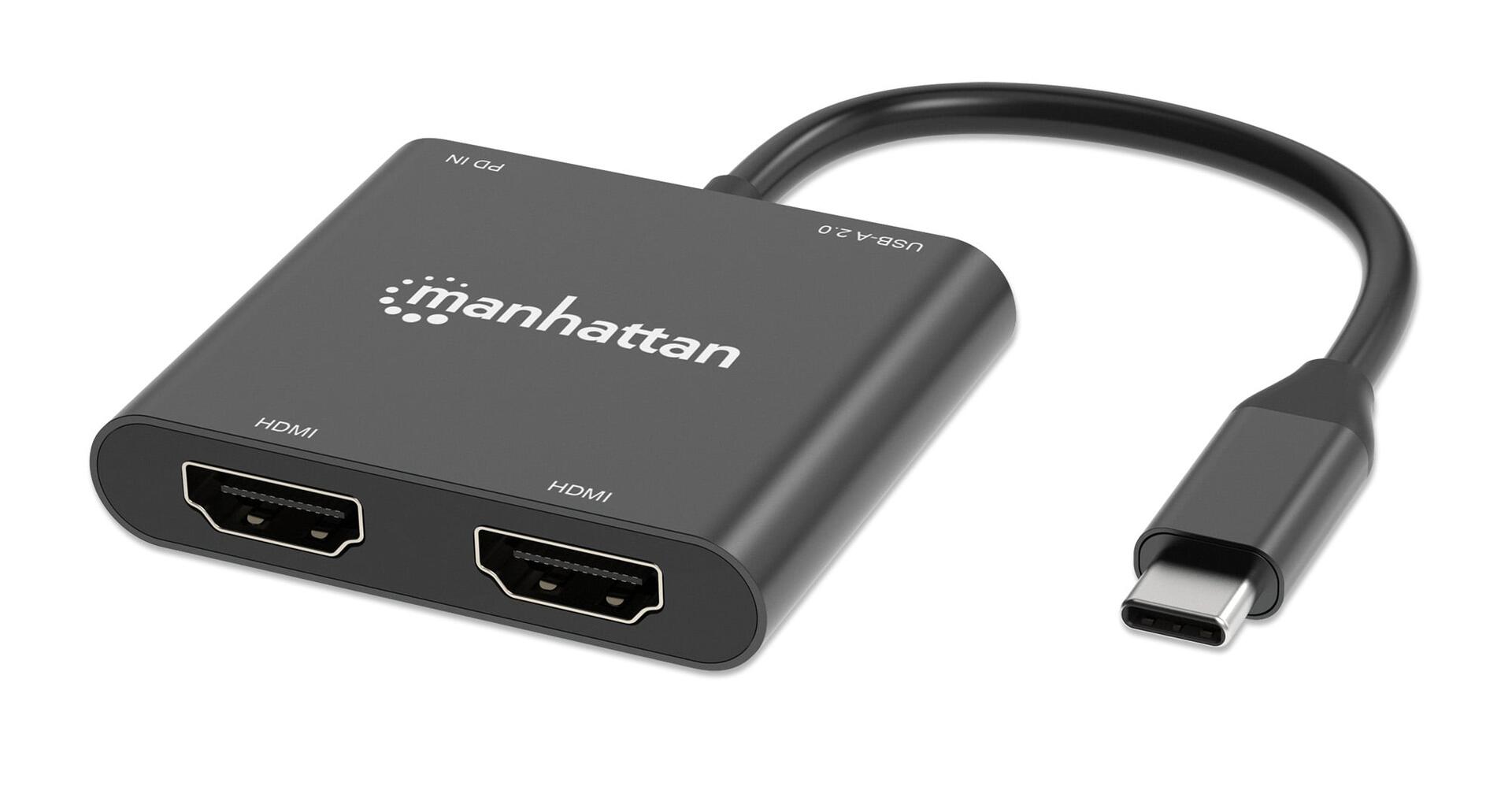 Adattatore USB-C™ PD a Doppio Monitor HDMI per Laptop e Tablet