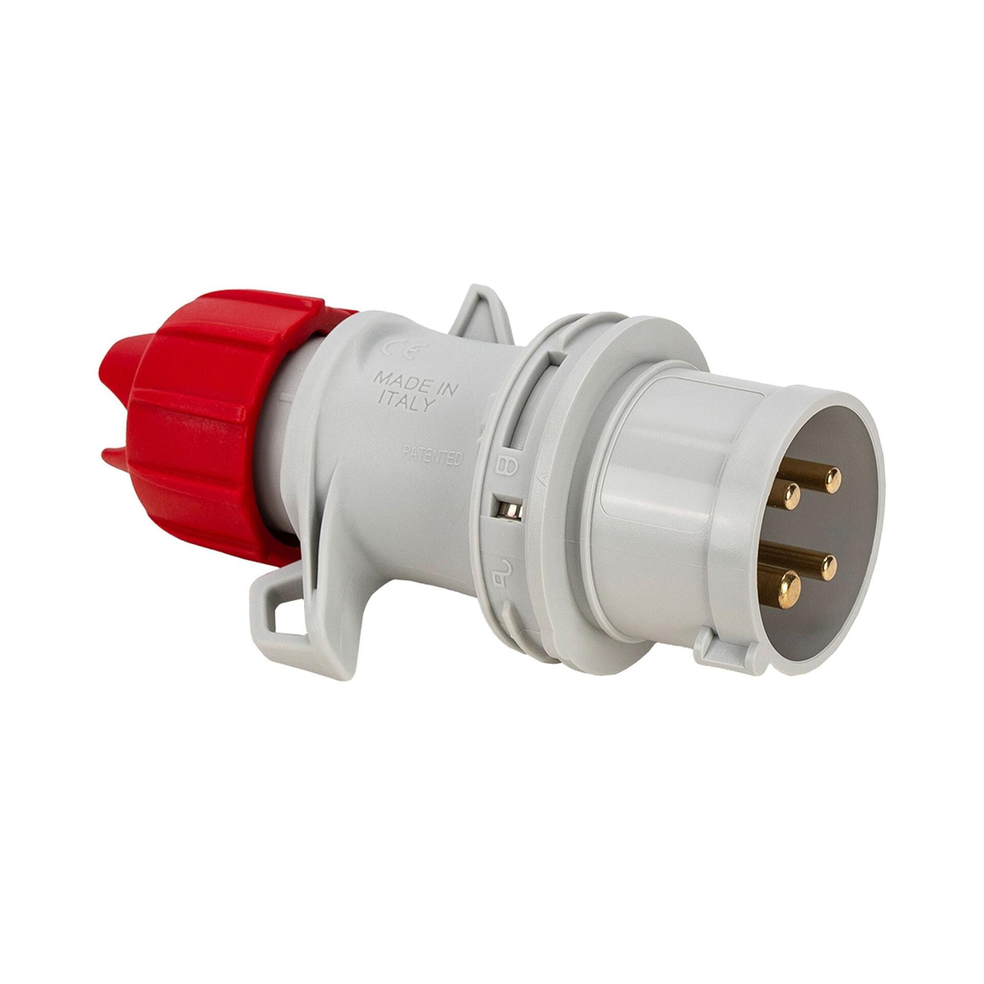 Spina Mobile 3P+T 16A 400V 6h IP54 Cablaggio a Vite