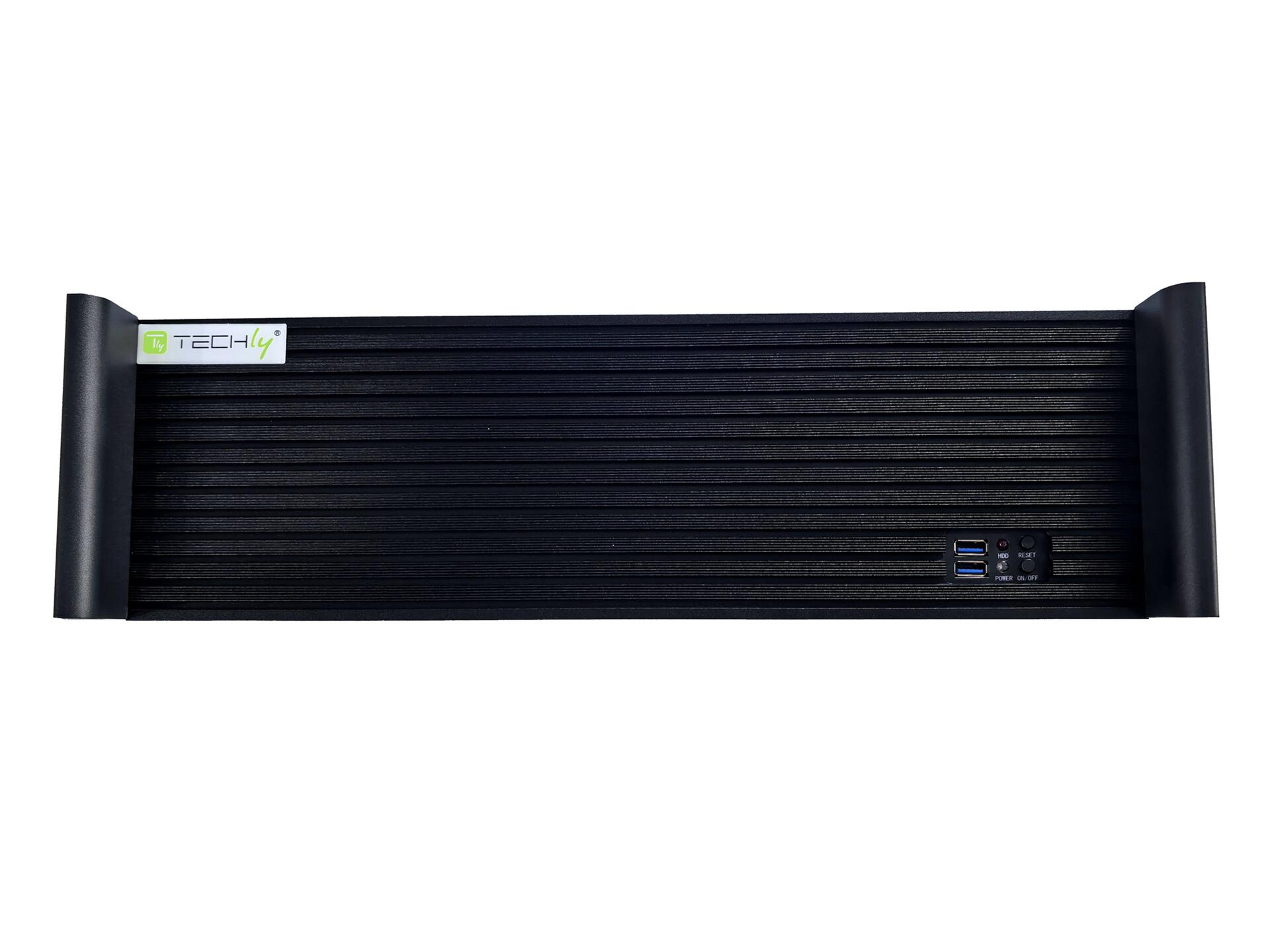 Chassis Industriale da Rack 19'' 3U Ultra Compatto Nero