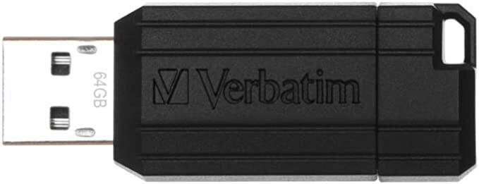 Memoria USB 2.0 PinStripe da 64Gb Colore Nero
