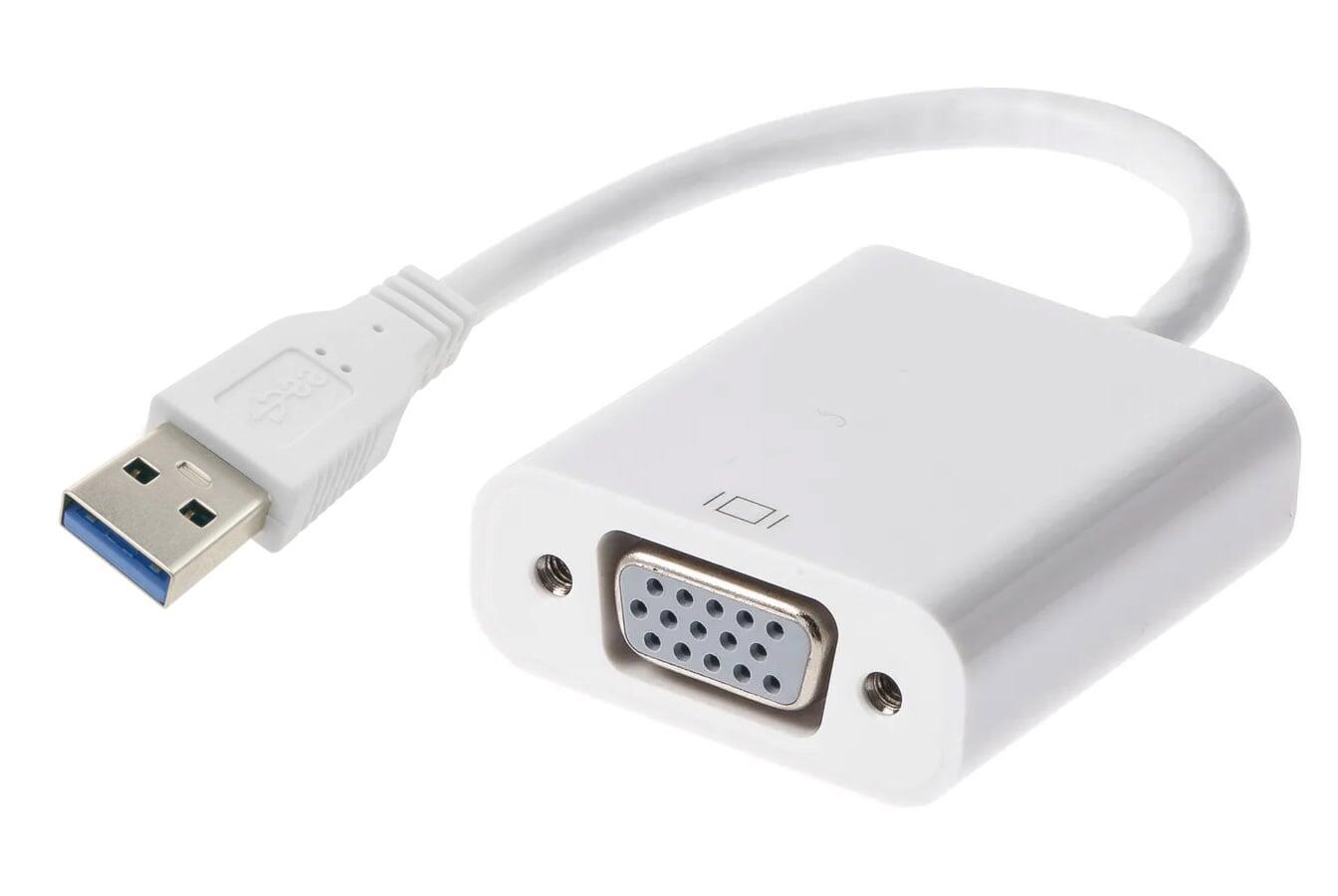 Cavo Convertitore Adattatore da USB 3.2 USB A Maschio a VGA Femmina