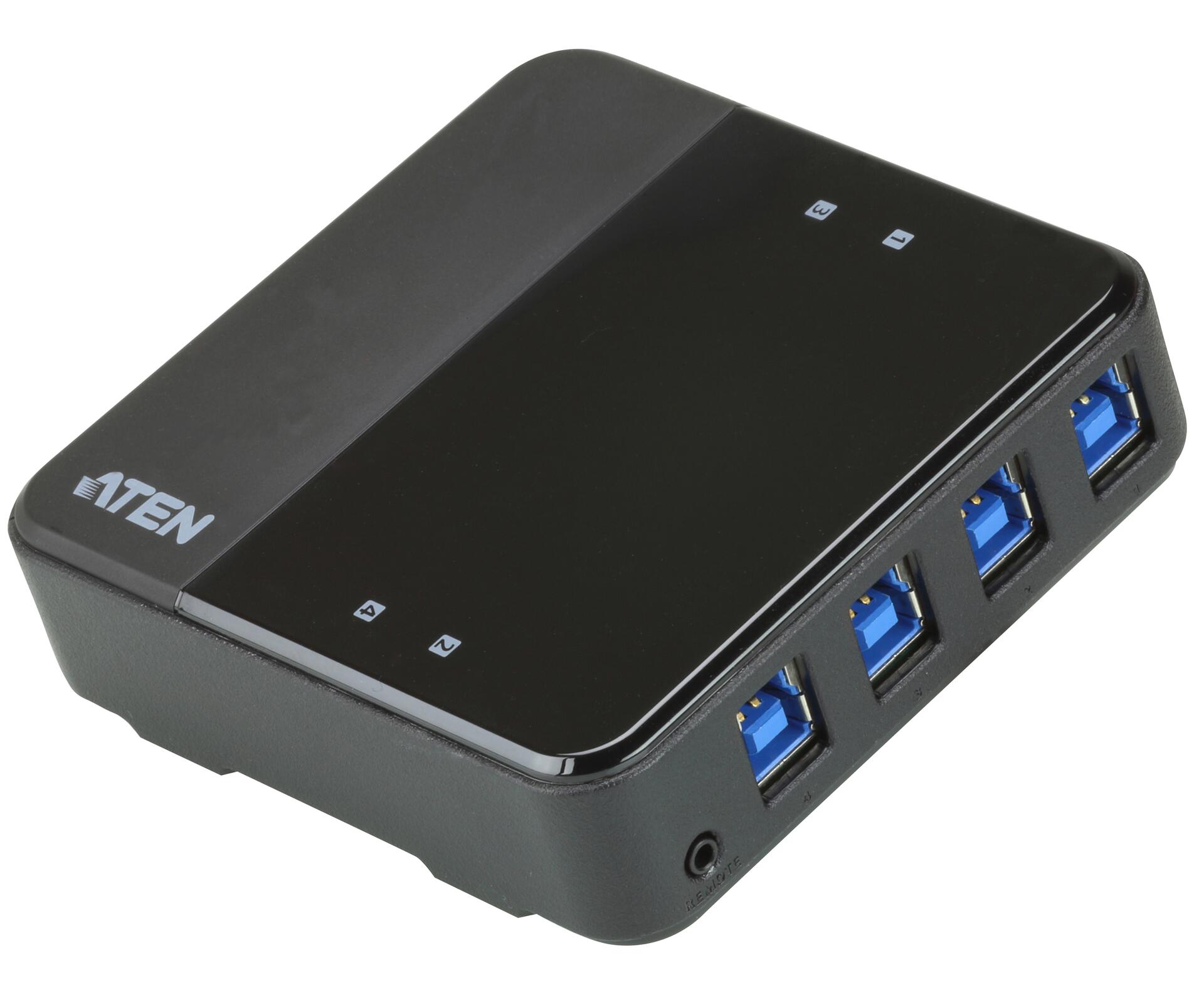 Switch di Condivisione Periferiche USB 3.2 Gen1 a 4x4 porte, US434