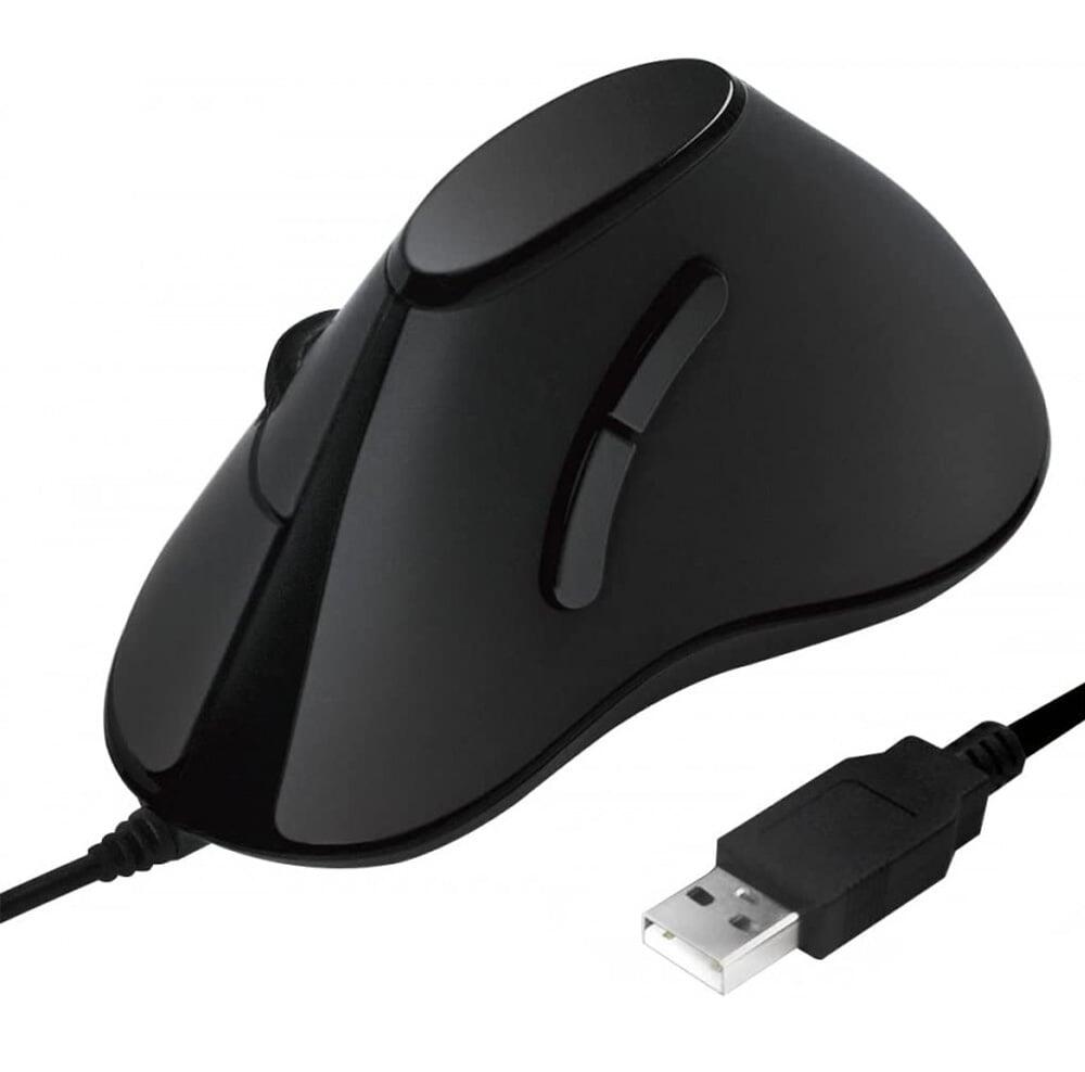 Mouse Verticale Ottico Ergonomico USB 1000dpi Nero