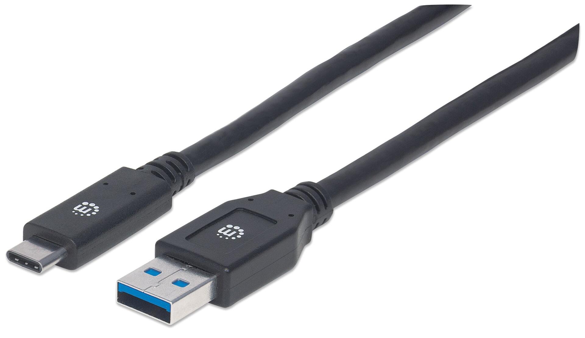 Cavo USB 3.2 Gen1 tipo A Maschio / USB-C™ Maschio 3 metri Nero
